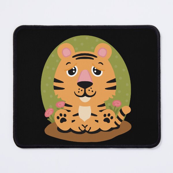 Item preview, Cute little tiger in the flower meadow designed and sold by marina63.