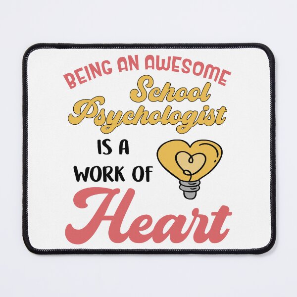 Item preview, Being An Awesome School Psychologist Is A Work Of Heart Gifts For Women Men, National Psychologist Appreciation Day Gifts For School Psychologist, Back To School Gifts designed and sold by medroc.