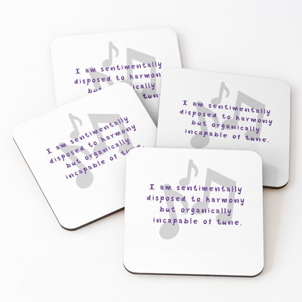 Item preview, Melodious Irony - Charles Lamb's Sentiment and Tune Quote Design designed and sold by wordartistry.