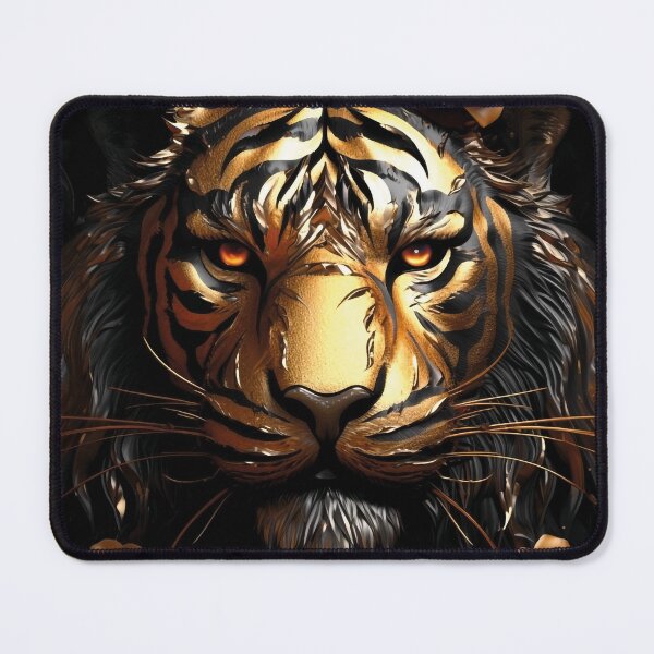 Item preview, Tiger Black Gold Metallic designed and sold by Nakolepsi.
