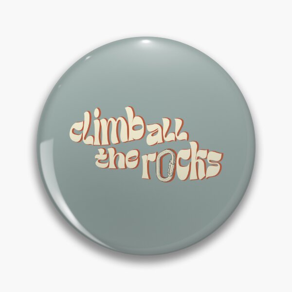 Item preview, Kopie von Rock Climbing Quote for Climbers, Retro Climbing Print Design, Climb All The Rocks, Gift for Rock Climbers designed and sold by wildwomanprints.