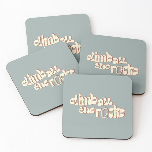 Item preview, Kopie von Rock Climbing Quote for Climbers, Retro Climbing Print Design, Climb All The Rocks, Gift for Rock Climbers designed and sold by wildwomanprints.
