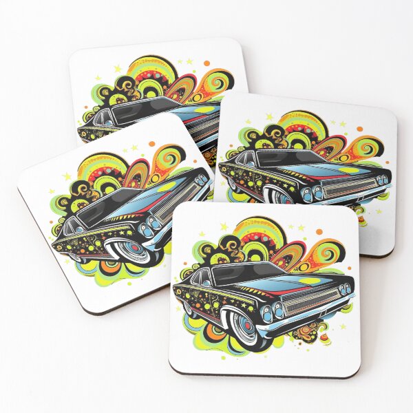 Item preview, Colourful Psychedelic 60s Car designed and sold by CR-Tees.