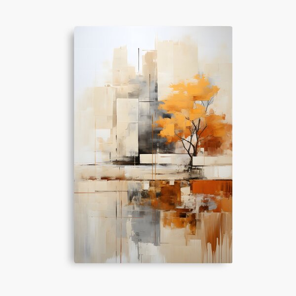 Item preview, 008 Minimalist Cityscape Embracing Nature's Canopy designed and sold by nikoart001.
