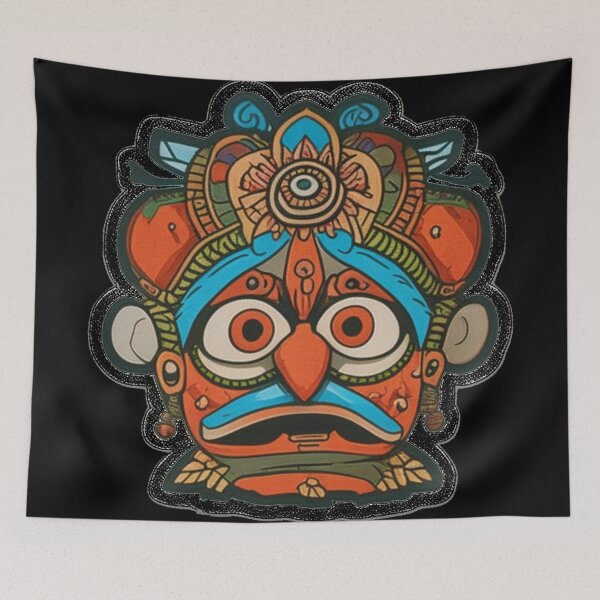Item preview, Jagannath The Lord of Universe Jai T-Shirt Sticker designed and sold by booblegum.