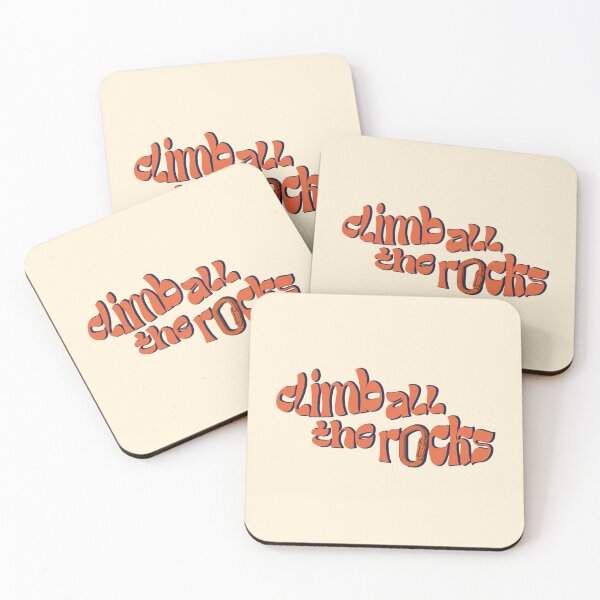 Item preview, Kopie von Kopie von Rock Climbing Quote for Climbers, Retro Climbing Print Design, Climb All The Rocks, Gift for Rock Climbers designed and sold by wildwomanprints.