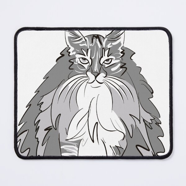 Item preview, Fat Cat, Cat Lover Gifts, Funny Fat Cat, Cat Cartoon, Cat Drawing Hand Drawn designed and sold by suerussoart.