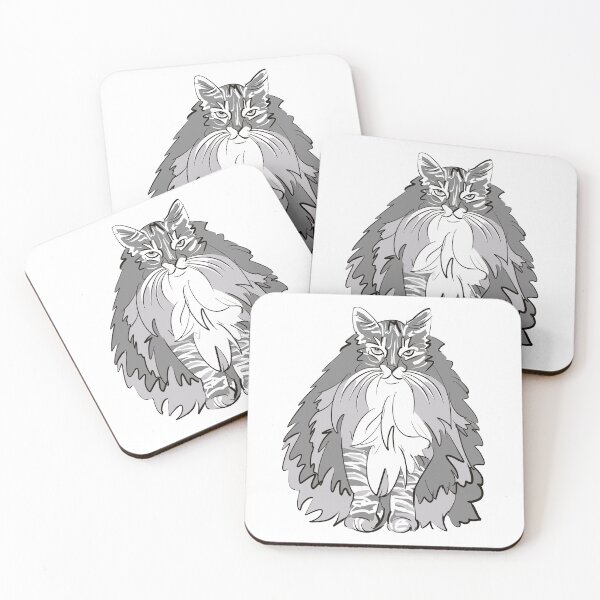 Item preview, Fat Cat, Cat Lover Gifts, Funny Fat Cat, Cat Cartoon, Cat Drawing Hand Drawn designed and sold by suerussoart.