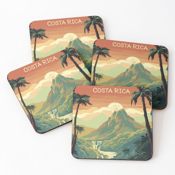 Item preview, Costa Rica, Travel Poster designed and sold by BokeeLee.