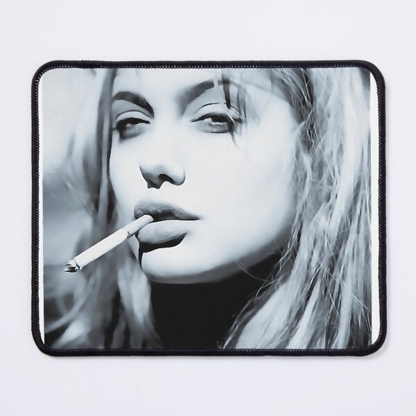 Item preview, Angelina Jolie Rough Silver Print Gifts Fitted Scoop designed and sold by storey-kera.