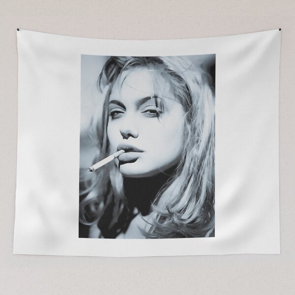 Item preview, Angelina Jolie Rough Silver Print Gifts Fitted Scoop designed and sold by storey-kera.