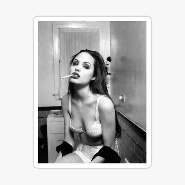 Angelina Jolie Sexy Stickers for Sale | Redbubble