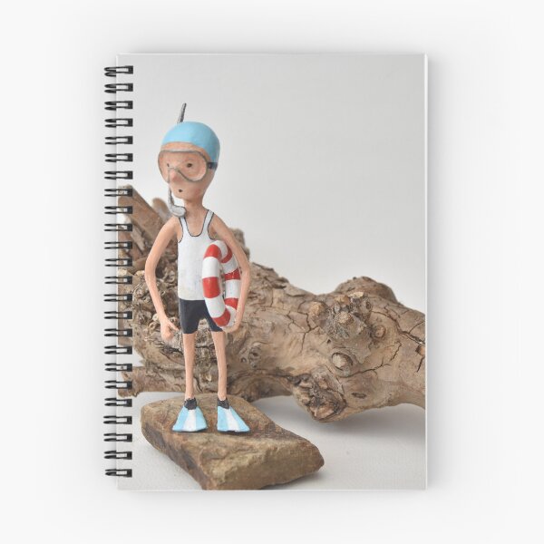 Item preview, Nautical Paper Mache Diver, Lifeguard Decor, Sea Life designed and sold by Jos van de venne.
