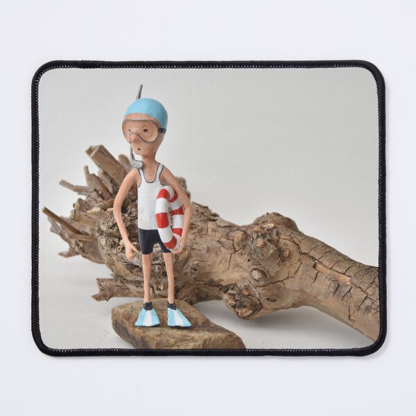 Item preview, Nautical Paper Mache Diver, Lifeguard Decor, Sea Life designed and sold by Jos van de venne.