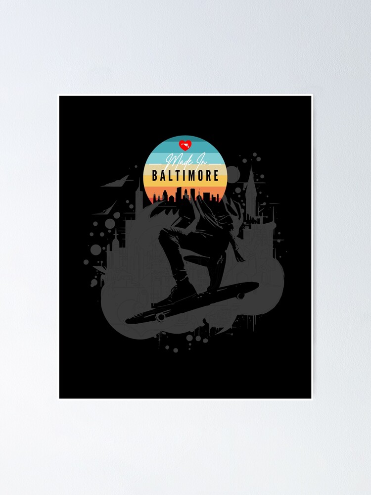 Thumbnail 1 of 3, Poster, Made In Baltimore designed and sold by FrescoDesign.