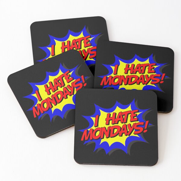 Item preview, Hate Mondays Funny Office Banter Quote designed and sold by HotHibiscus.