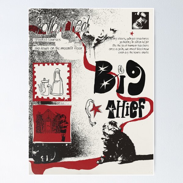 Vista previa del artículo con la obra «sigue el cartel rojo», diseñado y vendido por theashleymay.