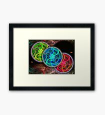 ©DA Fractal Time II Framed Print
