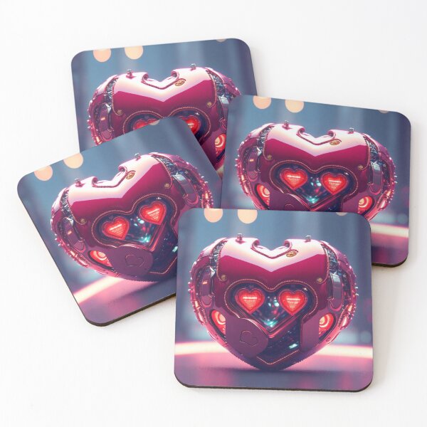 Item preview, Heart-shaped robot designed and sold by M-Y-A-R-T-.