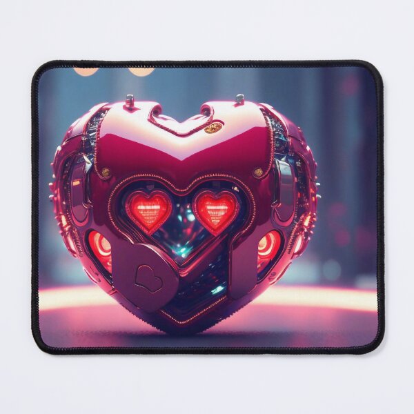 Item preview, Heart-shaped robot designed and sold by M-Y-A-R-T-.