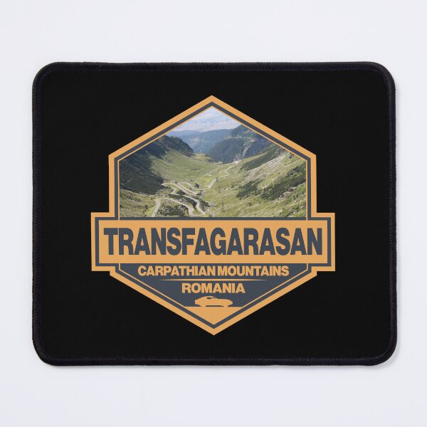 Item preview, Transfagarasan Romania Travel Art Badge designed and sold by KrisSidDesigns.