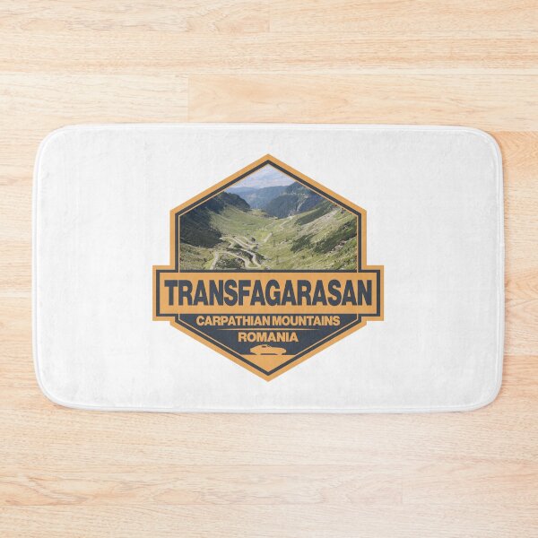 Item preview, Transfagarasan Romania Travel Art Badge designed and sold by KrisSidDesigns.