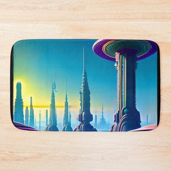 Item preview, Psychedelic Cyberpunk Alien Dreamscapes 123 designed and sold by Benito Del Ray.