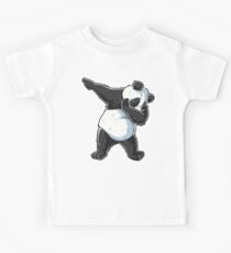 Tupfen-Panda-T-Shirt-Druck-Tupfen-Bärn-Tanz-Mann-Frauen-Kinder Kinder T-Shirt