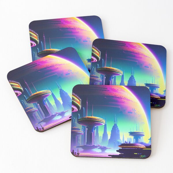 Item preview, Psychedelic Cyberpunk Alien Dreamscapes 126 designed and sold by Benito Del Ray.