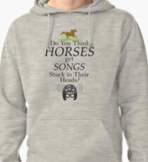 Do You Think Horses Get Songs Stuck In Their Heads? - Tina Belcher Pullover Hoodie