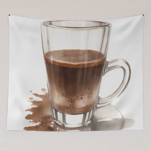 Item preview, Coffee Glass Painting designed and sold by RossWilson12.