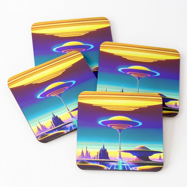Item preview, Psychedelic Cyberpunk Alien Dreamscapes 129 designed and sold by Benito Del Ray.