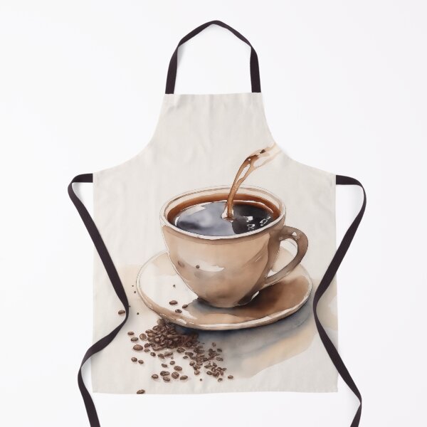 Item preview, Vintage Watercolour Coffee Cup Painting designed and sold by RossWilson12.