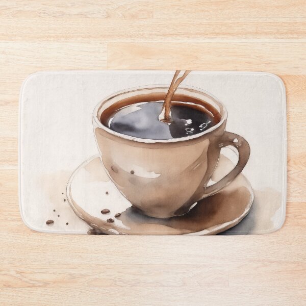 Item preview, Vintage Watercolour Coffee Cup Painting designed and sold by RossWilson12.