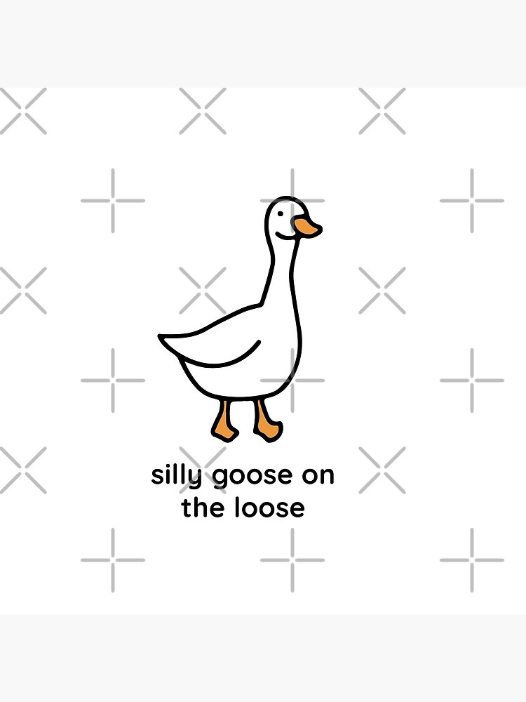 Thumbnail 4 of 4, Pillow, Silly Goose on the Loose designed and sold by maura41.
