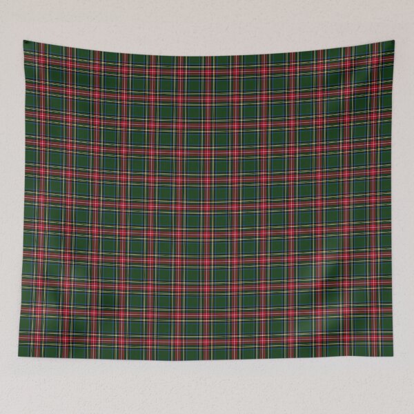 Item preview, Tartan, clan tartan dark green, red, white, blue. Scottish Plaid pattern. Checkered pattern. designed and sold by iclipart.