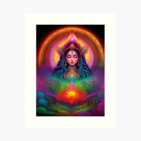 Goddess Art Nephthys Guardian of the Dead 8x10 Giclée Print on Canvas Psychedelic Surreal Pagan Gypsy Mythology Psychedelic outlet Art Goddess Art