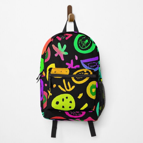 Item preview, Vibrant Neon Fruits Pattern Art designed and sold by Health And Fitness Posts e-Store.