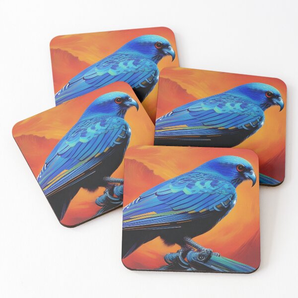 Item preview, Blue Bird, impasto, Ai Generated Art  designed and sold by ACC .