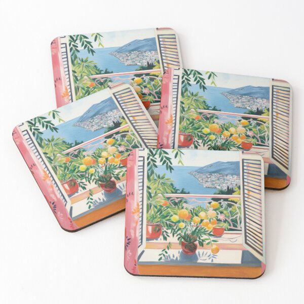 Item preview, Open window to the Sea - Fauvist Home painting  designed and sold by PaletaLuminosa.