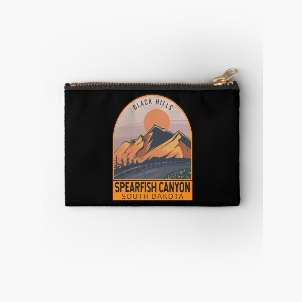 Item preview, Spearfish Canyon South Dakota Retro Travel Emblem designed and sold by KrisSidDesigns.