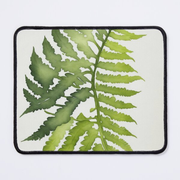 Item preview, Watercolour Green Fern Leaf Painting designed and sold by RossWilson12.