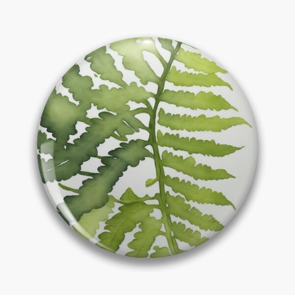 Item preview, Watercolour Green Fern Leaf Painting designed and sold by RossWilson12.