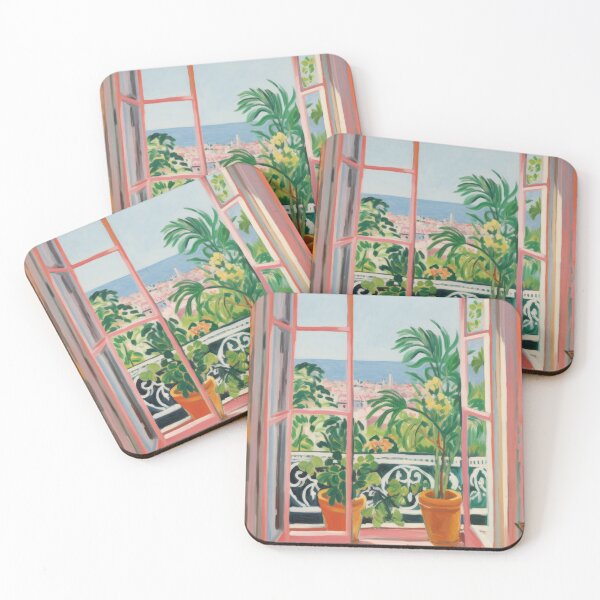 Item preview, Open window to the Ocean - Fauvist Home painting  designed and sold by PaletaLuminosa.