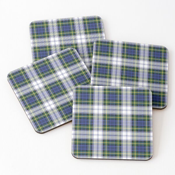 Item preview, Tartan, clan tartan blue, white, green, yellow. Scottish Plaid pattern. Checkered pattern. designed and sold by iclipart.