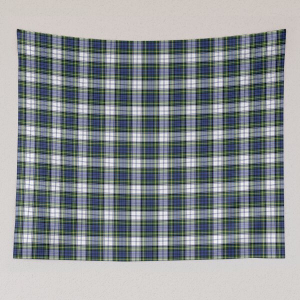 Item preview, Tartan, clan tartan blue, white, green, yellow. Scottish Plaid pattern. Checkered pattern. designed and sold by iclipart.