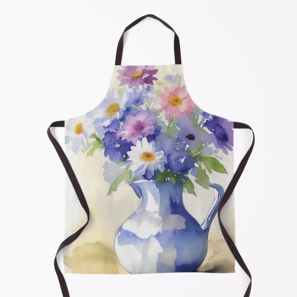 Item preview, Botanical Watercolour Jug Of Flowers Painting designed and sold by RossWilson12.