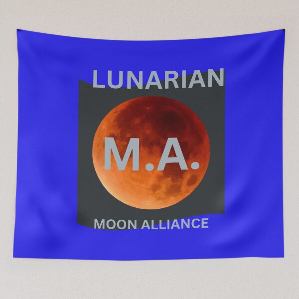 Item preview,  GET READY, SPACE CONS ARE COMING! THIS IS MY MOON FLAG, WE ARE GOING BACK.  designed and sold by IORODAN.