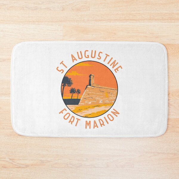 Item preview, St Augustine Florida Retro Distressed Circle designed and sold by KrisSidDesigns.
