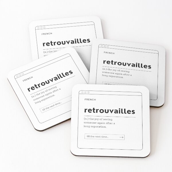 Item preview, Retrouvailles, Definition of the most beautiful French word. designed and sold by LePetiteShadow.